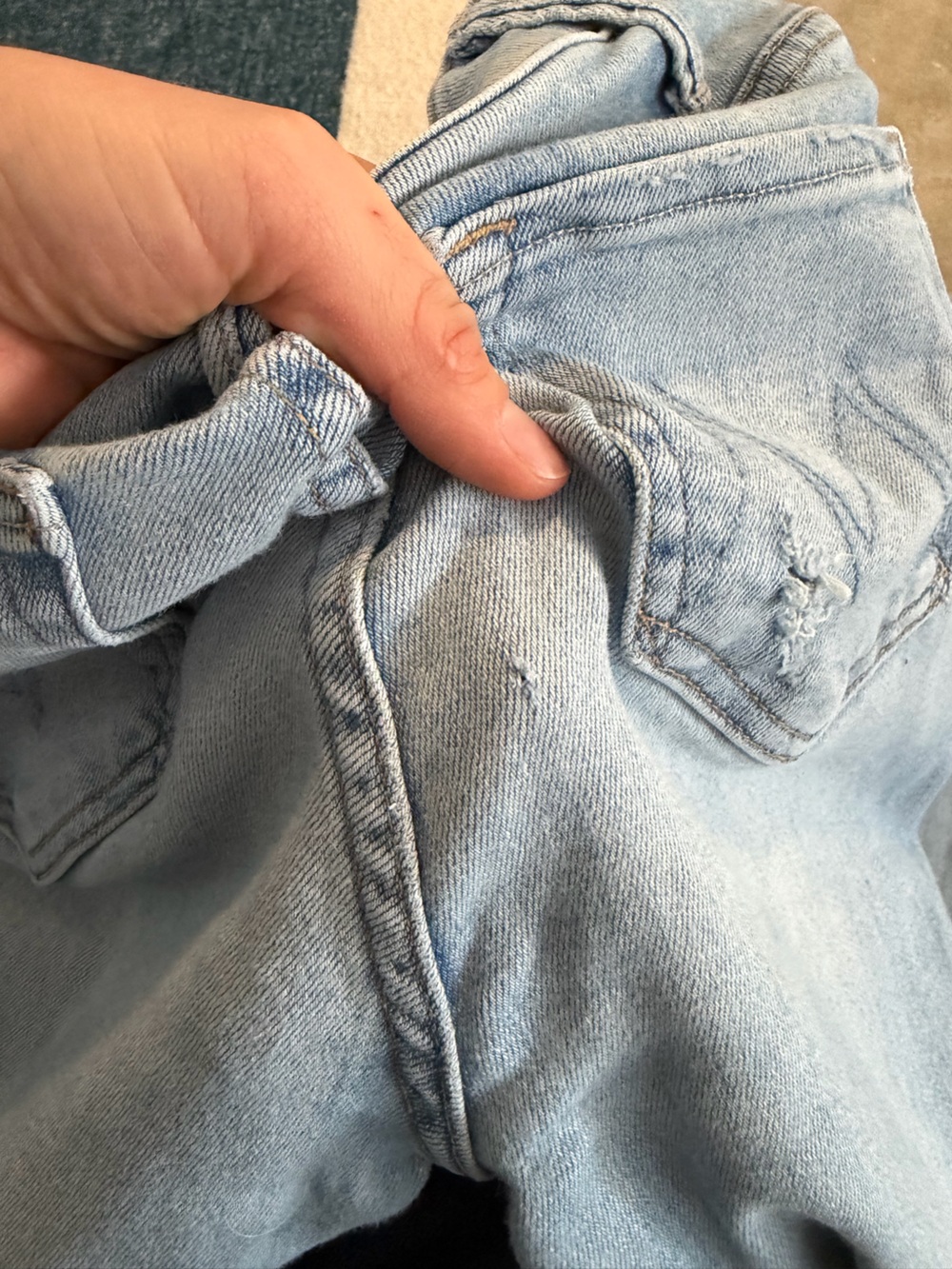 MOTHER The Hustler Ankle Chew Jeans in Petal Plucker - Picture 15 of 15